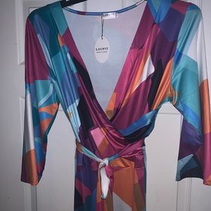 Multi color maxi dress